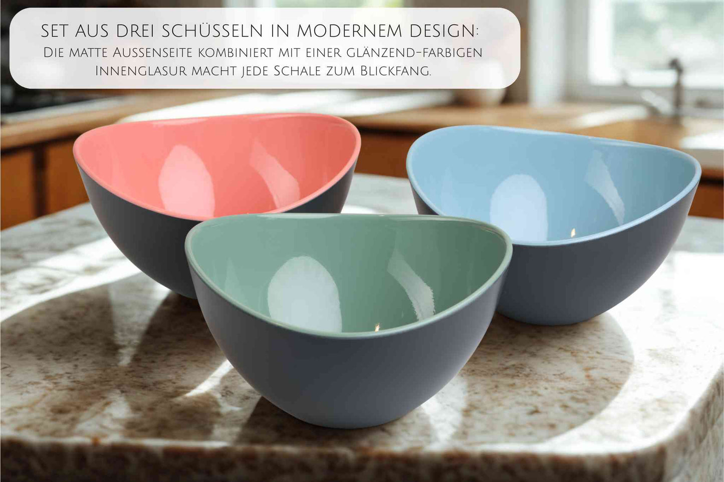 Obst- & Salatschalen Set - Moonlit Greens
