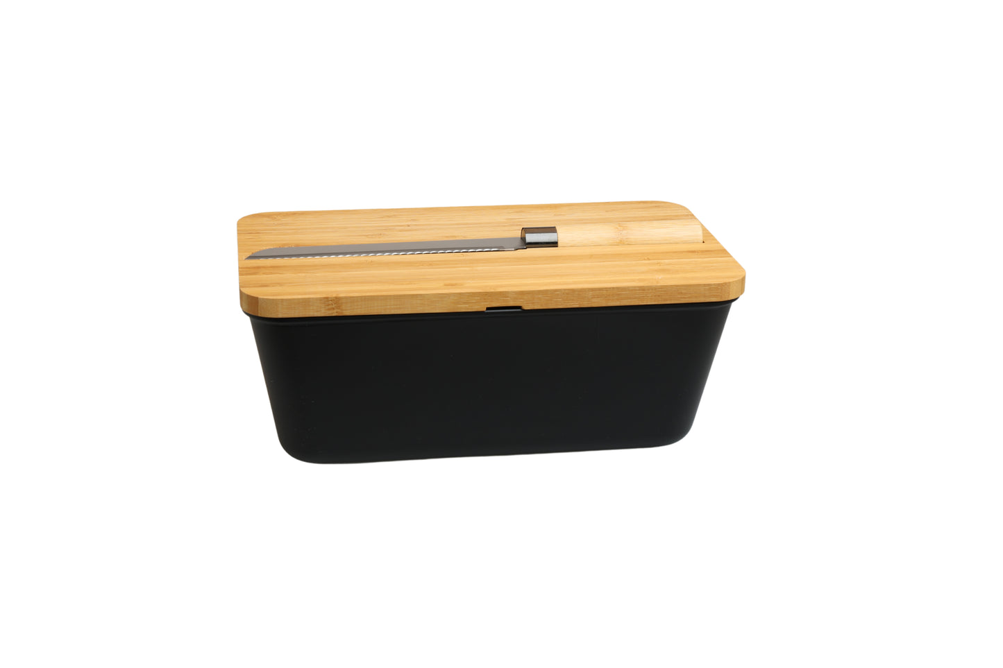 Brotkasten mit Messer - Airlock Black