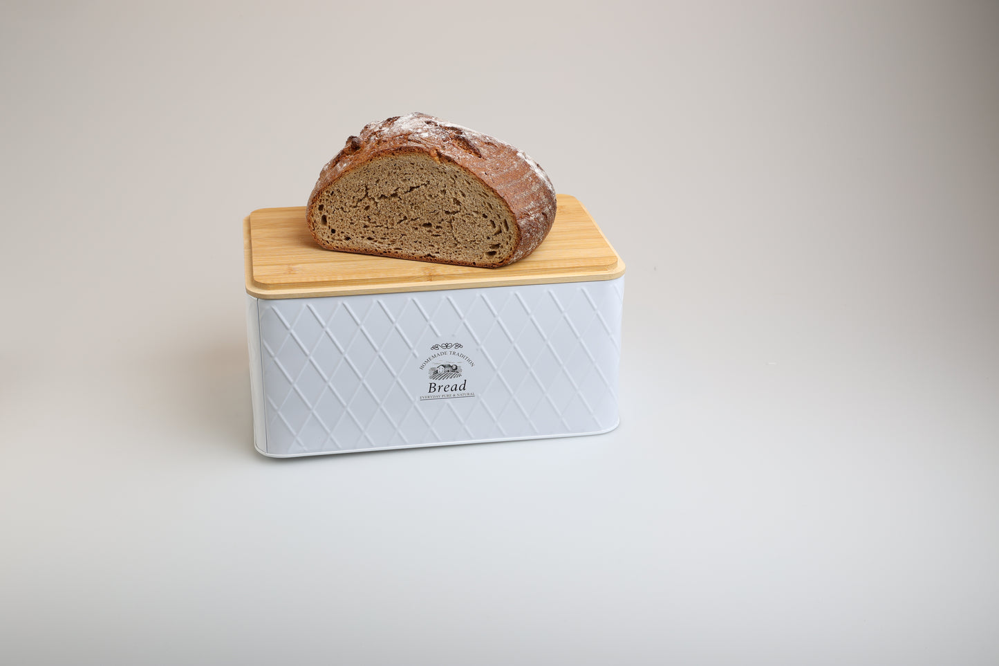 Brotkasten - Rustic Breadvault White