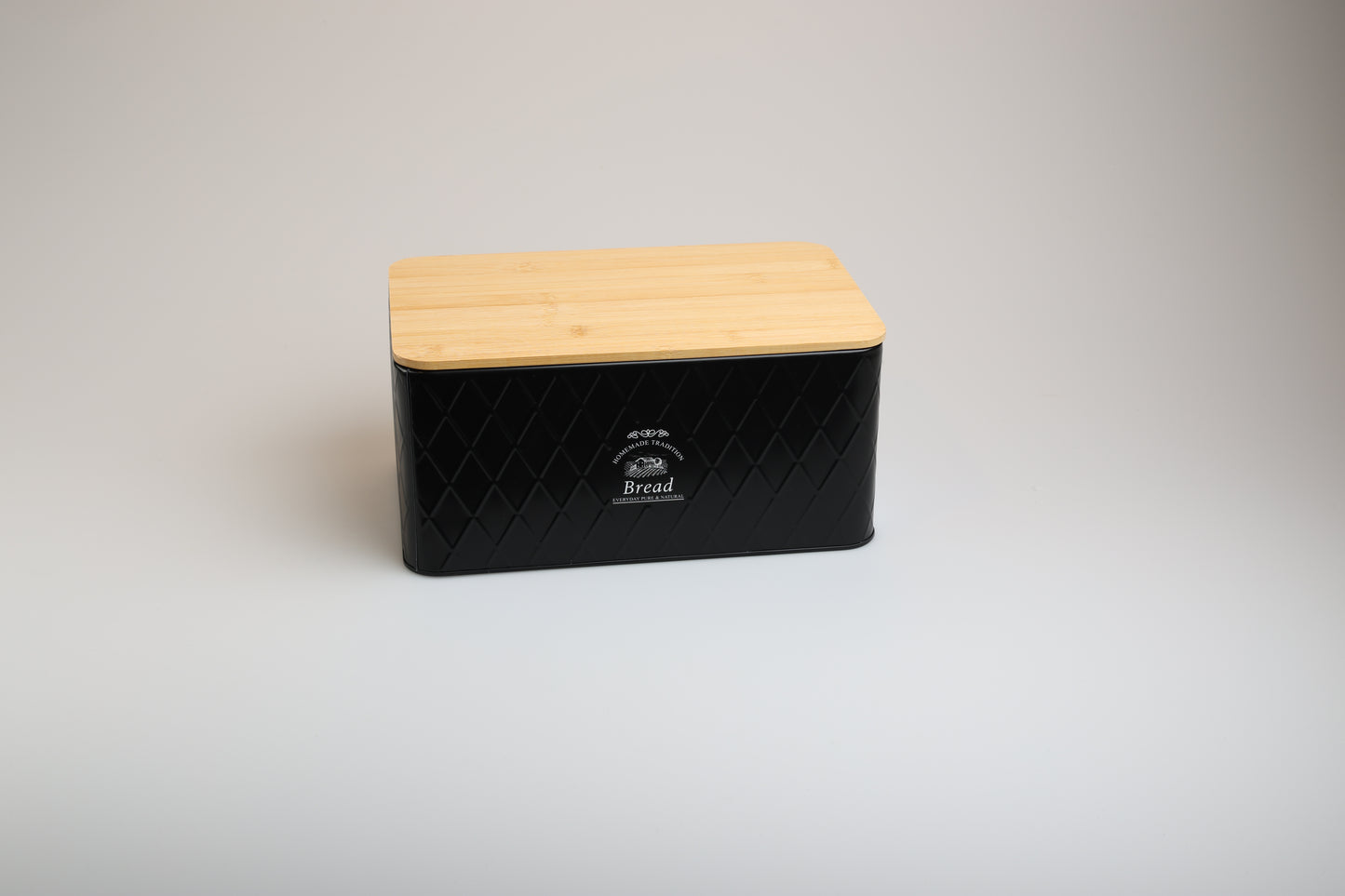 Brotkasten - Rustic Breadvault Black
