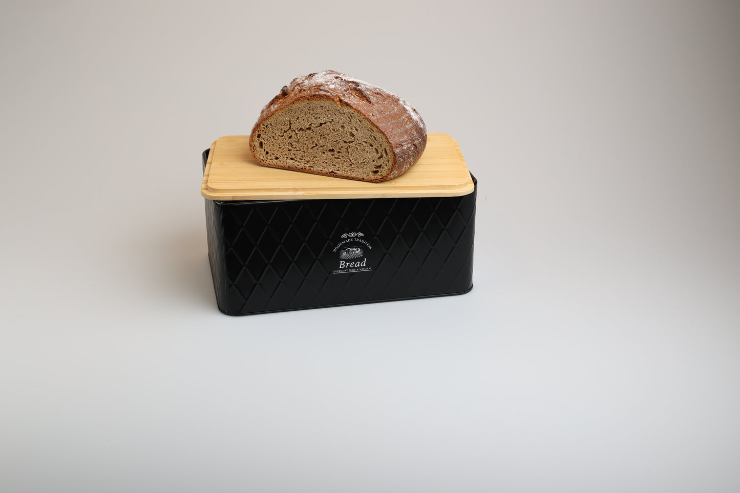 Brotkasten - Rustic Breadvault Black