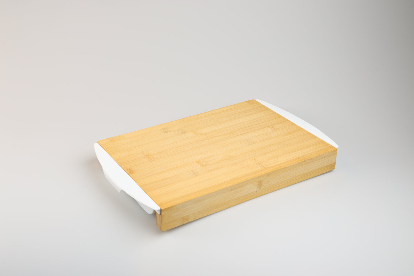 Schneidebrett mit Auffangschalen - Landing Pad - Sideload White
