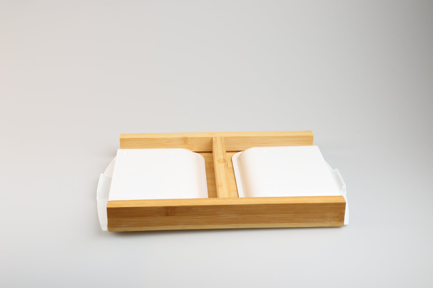 Schneidebrett mit Auffangschalen - Landing Pad - Sideload White