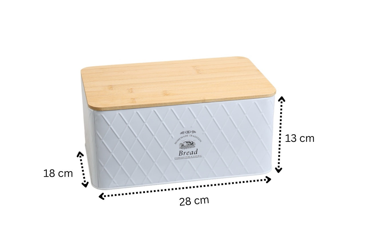 Brotkasten - Rustic Breadvault White