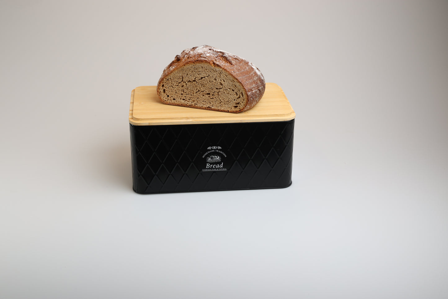 Brotkasten - Rustic Breadvault Black