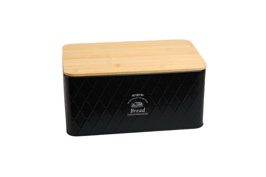 Brotkasten - Rustic Breadvault Black